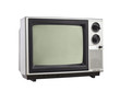 Vintage Television Isolated
