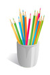 Vector: vector icon color pencil vector icon color pencil