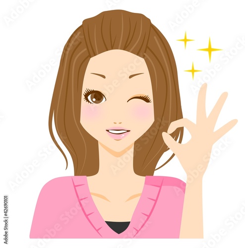 Illustration: 女性 OK 女性 OK