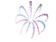 fuochi d'artificio, giochi acqua, gocce, cascata, getto