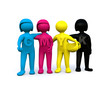 3D Man CMYK-Team