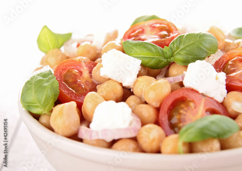 Photo: chickpea salad chickpea salad