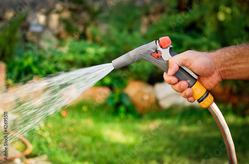 Photo: Watering garden Watering garden