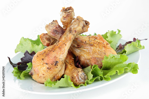Photo: grilled chicken and vegetable grilled chicken and vegetable