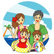 夏休み　家族