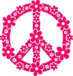 Flower Power - Peace Zeichen