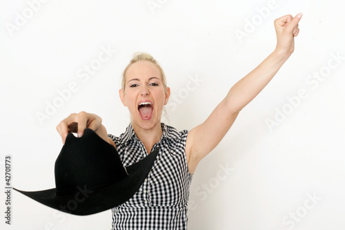 Foto: blondes Cowgirl blondes Cowgirl