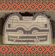 Grunge inca icon. Vector illustration