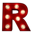 Glowing R