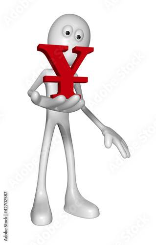 Illustration: yen symbol yen symbol