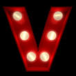 Glowing V