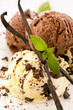 Foto: Vanilleeis mit Schokolade Vanilleeis mit Schokolade
