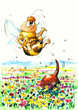 Foto: Bee and dog Bee and dog
