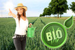 Bio-Anbau Bäuerin