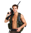 Any army would be lucky to have this soldier...