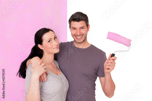 Photo: paar beim renovieren paar beim renovieren