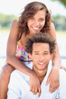 Young couple outdoors