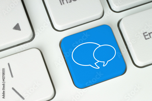 Photo: Social media keyboard button Social media keyboard button