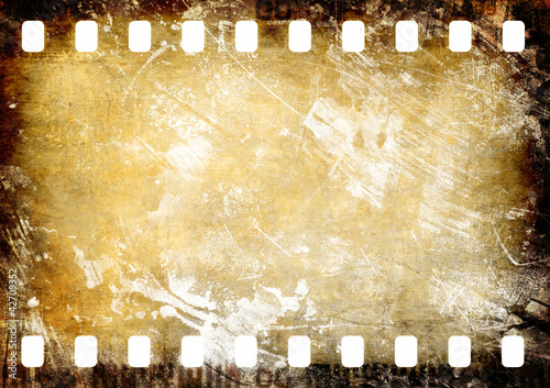 Illustration: Zerkratztes Filmnegativ Zerkratztes Filmnegativ