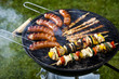Barbecue a hot summer evening, Grilling 