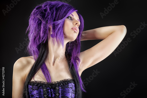 Photo: purple hair purple hair