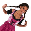 Foto: Wunderhübsche Frau im Dirndl / Bayerische Trachten Wunderhübsche Frau im Dirndl / Bayerische Trachten