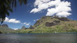 Video: View to Green Mountains of Moorea Island View to Green Mountains of Moorea Island