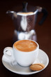 Cup of hot coffee
