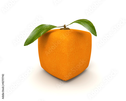 Ilustración: Cubist orange Cubist orange