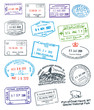 Vecteur : Passport Stamps Passport Stamps