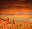 Sun set in the Valley of Fire - Nevada