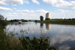 Das AKW Grohnde an der Weser