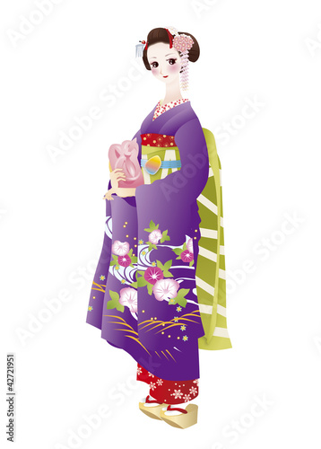 Vektor: 日本の舞子舞妓 日本の舞子舞妓