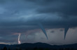 Tornado und Blitz