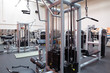 Empty fitness center hall