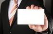 business man offering card