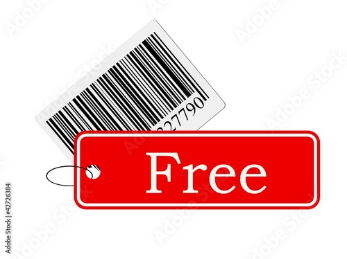 Photo: bar code with labeling bar code with labeling
