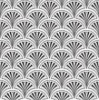 seamless pattern with fans, floral theme, Print