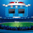Vector Soccer Scoreboard