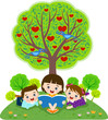children reading books