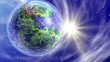 animated planet with the different elements