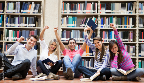 Photo: Happy group of students Happy group of students