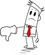 Square guy-Thumbs down