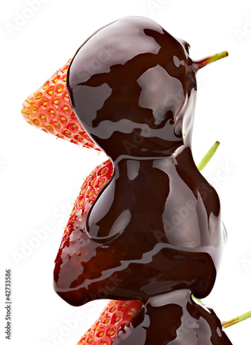 Photo: chocolate strawberry dessert candy food chocolate strawberry dessert candy food