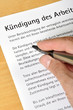 Kündigung