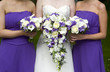 Photo: bride and bridesmaids with wedding bouquets bride and bridesmaids with wedding bouquets