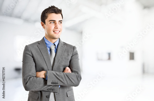 Foto: Handsome businessman portrait Handsome businessman portrait