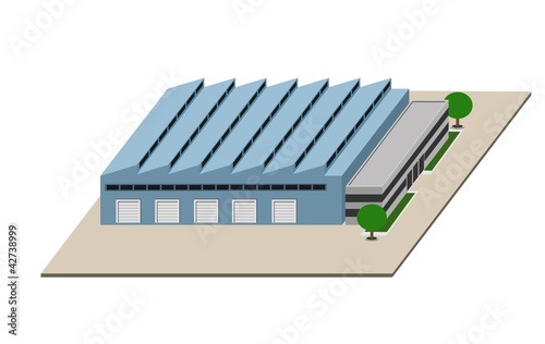 Illustration: An illustration of Manufacturing plant An illustration of Manufacturing plant