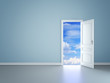 open door in sky