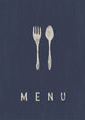Stylish Restaurant  Menu. A4 format, vector.